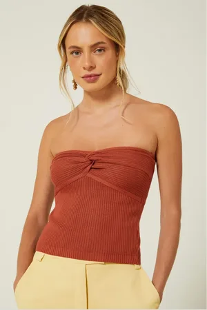 MARIA FILÓ Blusa Tricot Busto Torcido