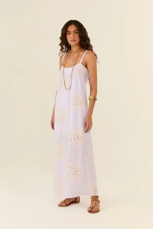 MARIA FILÓ Vestido Midi Bordado Dev