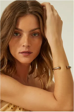 MARIA FILÓ Bracelete Metal Bordas