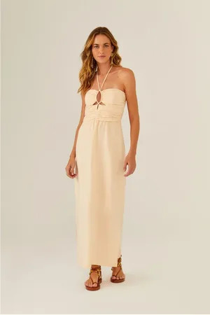 MARIA FILÓ Vestido Midi Top Franzido