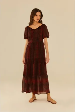 MARIA FILÓ Vestido Midi Estampa Guepardo Mini