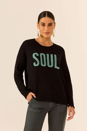 MARIA FILÓ Pull Tricot Intarsia Soul