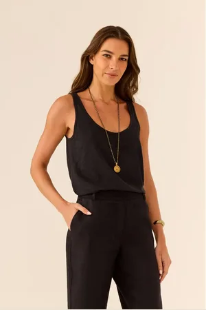 MARIA FILÓ Blusa Regata Decote u