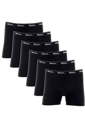 Mash Kit 6 Cuecas Boxer Longa Cotton Plus Size XGG