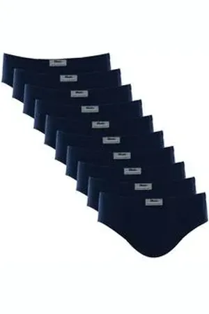 Mash Kit 10 Cuecas Slip Algodão Lisa M