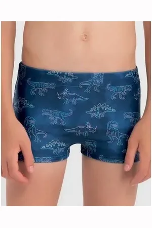 Mash Sunga Boxer Estampa Dino Infantil G