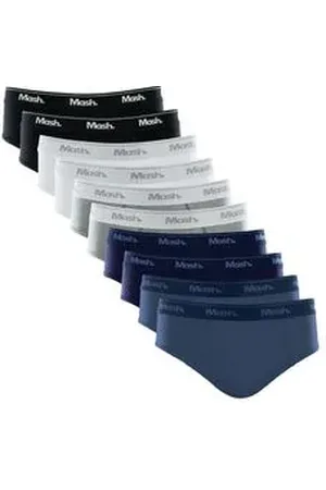 Mash Kit 10 Cuecas Slip Algodão G