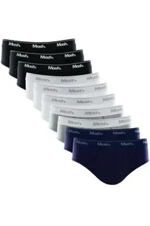 Mash Kit 10 Cuecas Slip Algodão GG