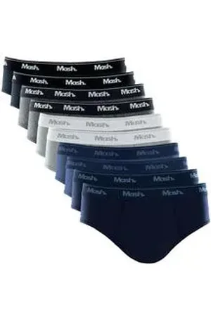 Mash Kit 10 Cuecas Slip Algodão G