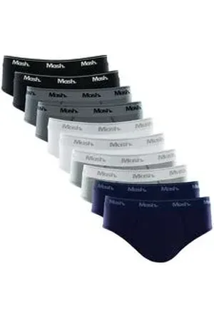 Mash Kit 10 Cuecas Slip Algodão G