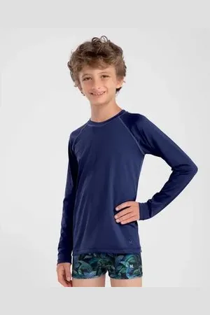 Mash Camiseta Manga Longa com Proteção Uv Fps 50 Infantil GG