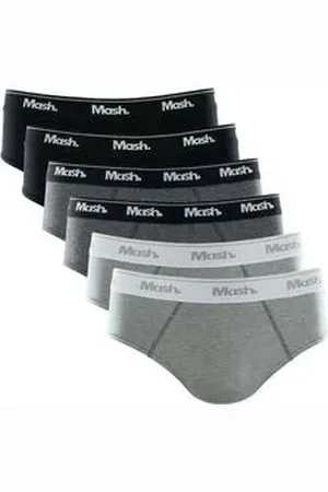 Mash Kit 6 Cuecas Slip Algodão G