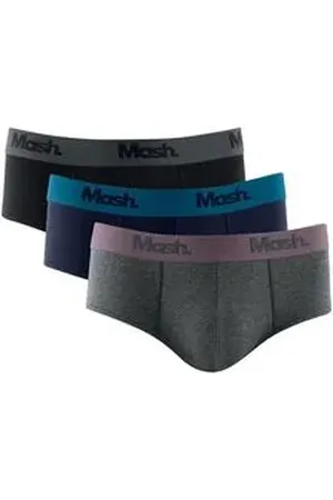Mash Kit 3 Cuecas Slip Cotton P