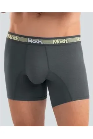 Mash Cueca Boxer Longa Microfibra Active P