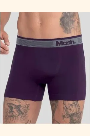 Mash Cueca Boxer Microfibra sem Costura M