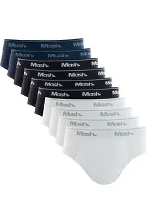 Mash Kit 10 Cuecas Slip Algodão Infantil M
