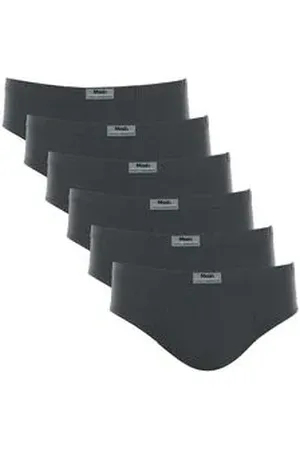 Mash Kit 6 Cuecas Slip Algodão Lisa GG