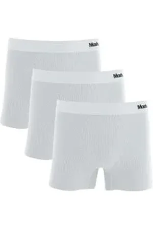Mash Kit 3 Cuecas Boxer Microfibra Risca de Giz G