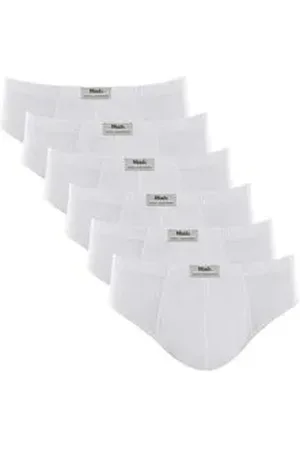 Mash Kit 6 Cuecas Slip Algodão Lisa G