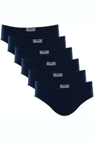 Mash Kit 6 Cuecas Slip Algodão Lisa GG