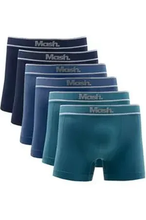 Mash Kit 6 Cuecas Boxer Microfibra sem Costura G