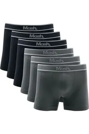 Mash Kit 6 Cuecas Boxer Microfibra sem Costura G
