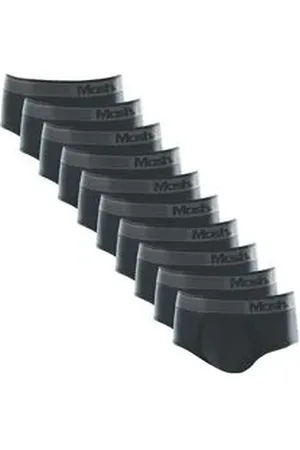 Mash Kit 10 Cuecas Slip Microfibra sem Costura M