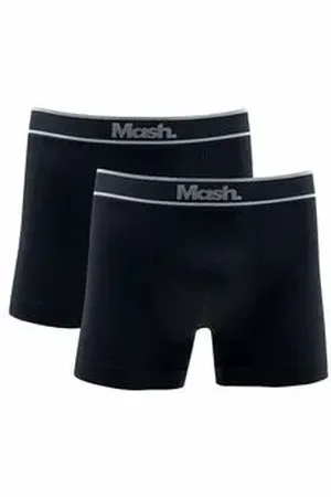 Mash Kit 2 Cuecas Boxer Microfibra sem Costura GG