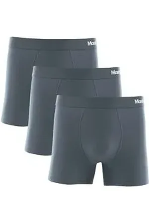 Mash Kit 3 Cuecas Boxer Microfibra Risca de Giz P