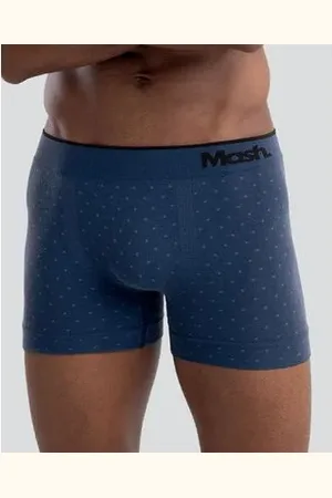 Mash Cueca Boxer Microfibra sem Costura Jacquard GG