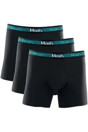 Mash Kit 3 Cuecas Boxer Longa Microfibra Active M