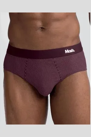 Mash Cueca Slip Microfibra Risca de Giz P
