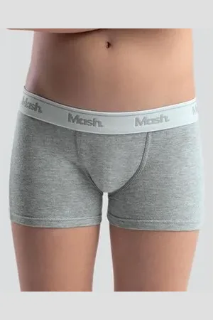 Mash Cueca Boxer Algodão Lisa Infantil PP