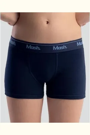 Mash Cueca Boxer Algodão Lisa Infantil PP