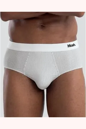 Mash Cueca Slip Microfibra Risca de Giz G