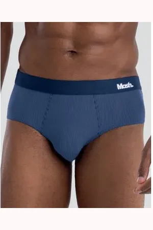 Mash Cueca Slip Microfibra Risca de Giz G