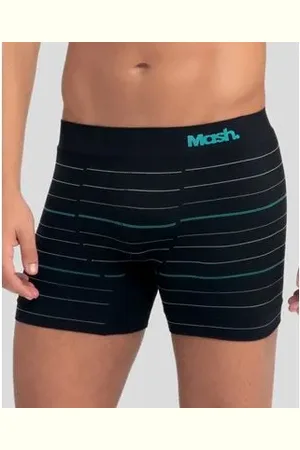 Mash Cueca Boxer Microfibra Listrada sem Costura G