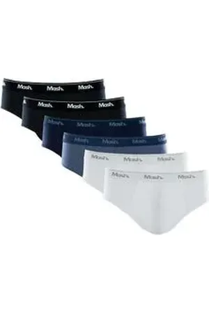 Mash Kit 6 Cuecas Slip Algodão G