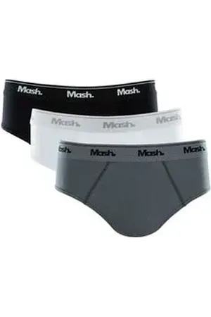 Mash Kit 3 Cuecas Slip Algodão G