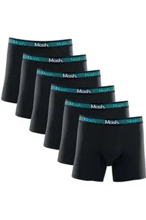 Mash Kit 6 Cuecas Boxer Longa Microfibra Active M