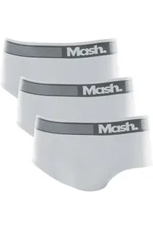 Mash Kit 3 Cuecas Slip Microfibra sem Costura GG