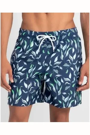 Mash Short Praia Estampado Ramos Eucalipto P