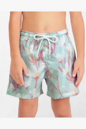 Mash Short Praia Infantil Estampado Nemésia Color P