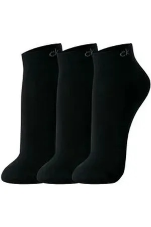 Calvin Klein Kit 3 Pares Meia Casual Cano Curto 34-38