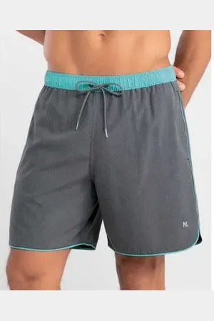 Mash Short Praia Mescla Recortado Plus Size XGG