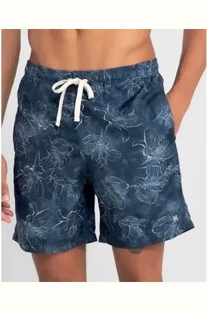 Mash Short Praia Casual Estampa Floral Shadow Plus Size XGG