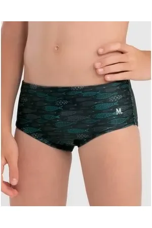 Mash Sungão Estampado Peixes Infantil GG