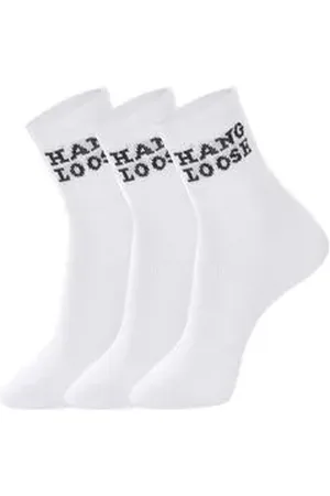 Hang Loose Kit 3 Pares Meia Esportiva Cano Curto 39-43