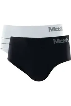 Mash Kit 2 Cuecas Slip Microfibra sem Costura P