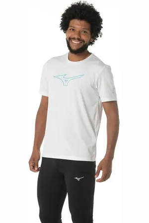 Mizuno Camiseta de Treino Masculina Focus Stamp P